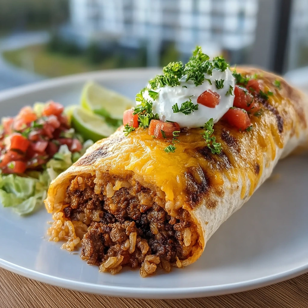 The Ultimate Stuffed Beef Burrito