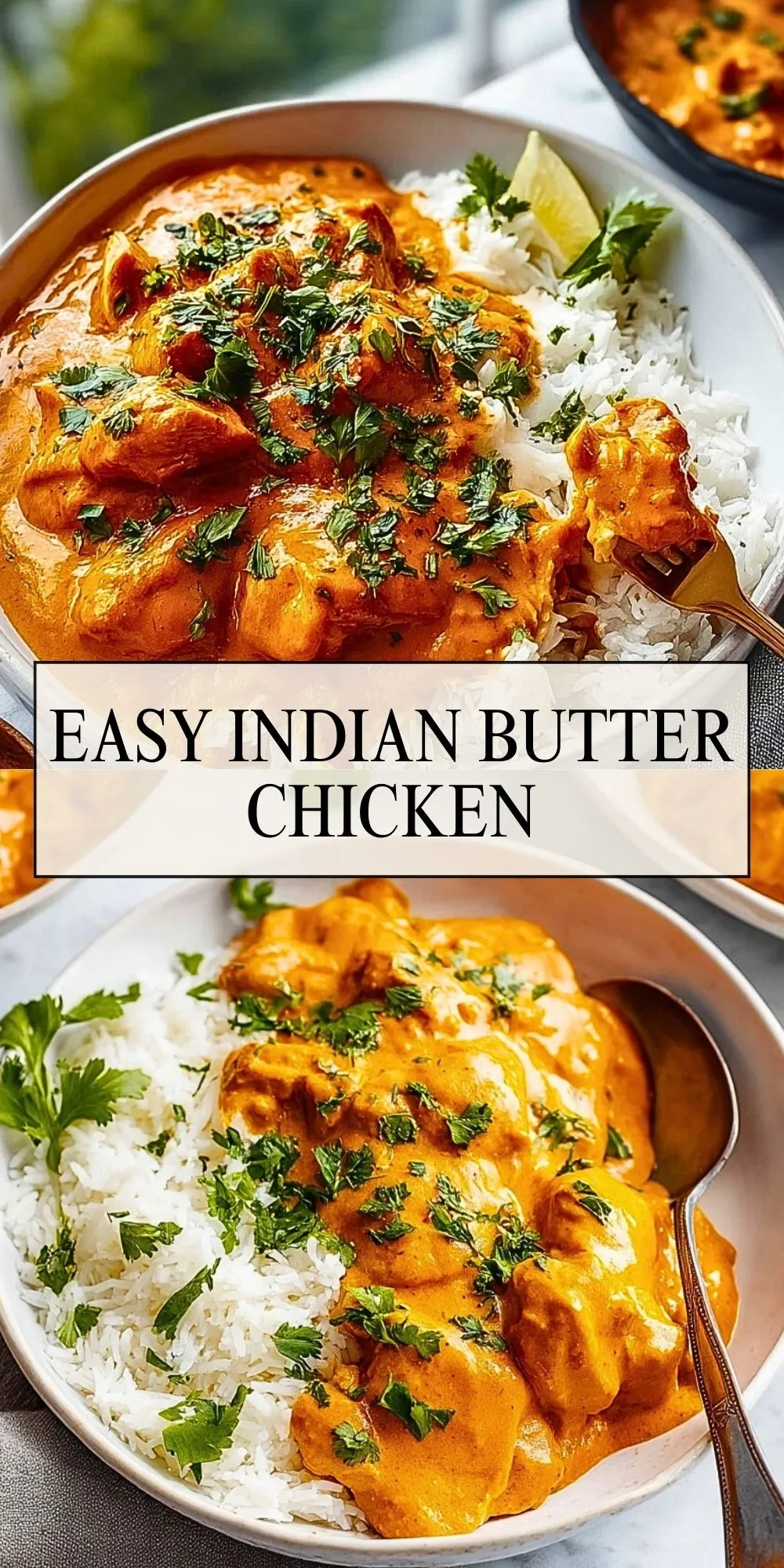 Easy Indian Butter Chicken - Pin 1