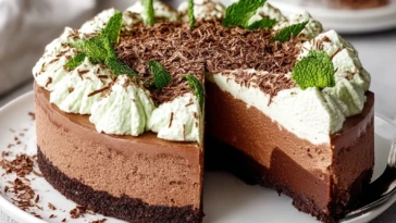 Mint Chocolate Mousse Cake