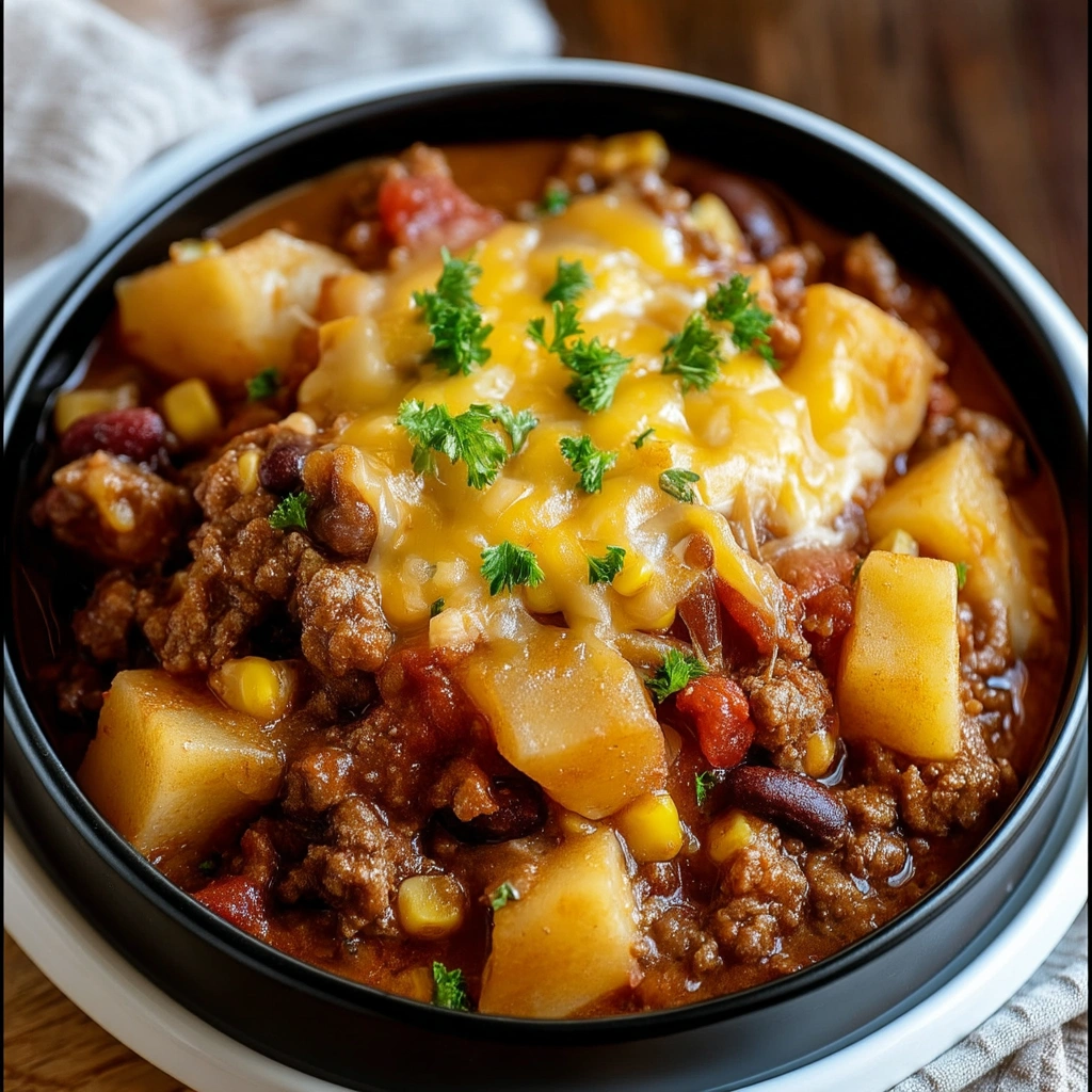 Slow Cooker Cowboy Casserole