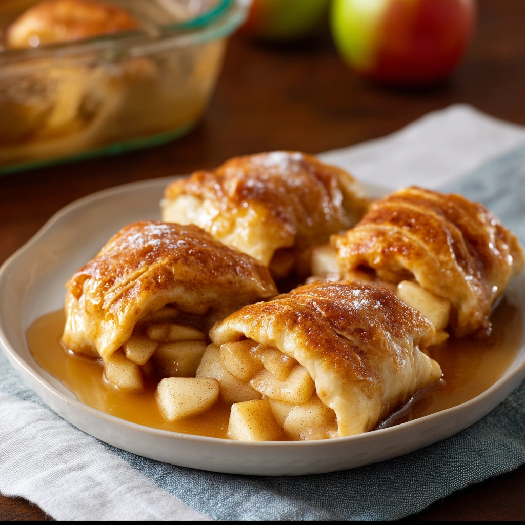 Crescent Roll Apple Dumplings