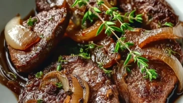 Caramelized Onion Beef Liver