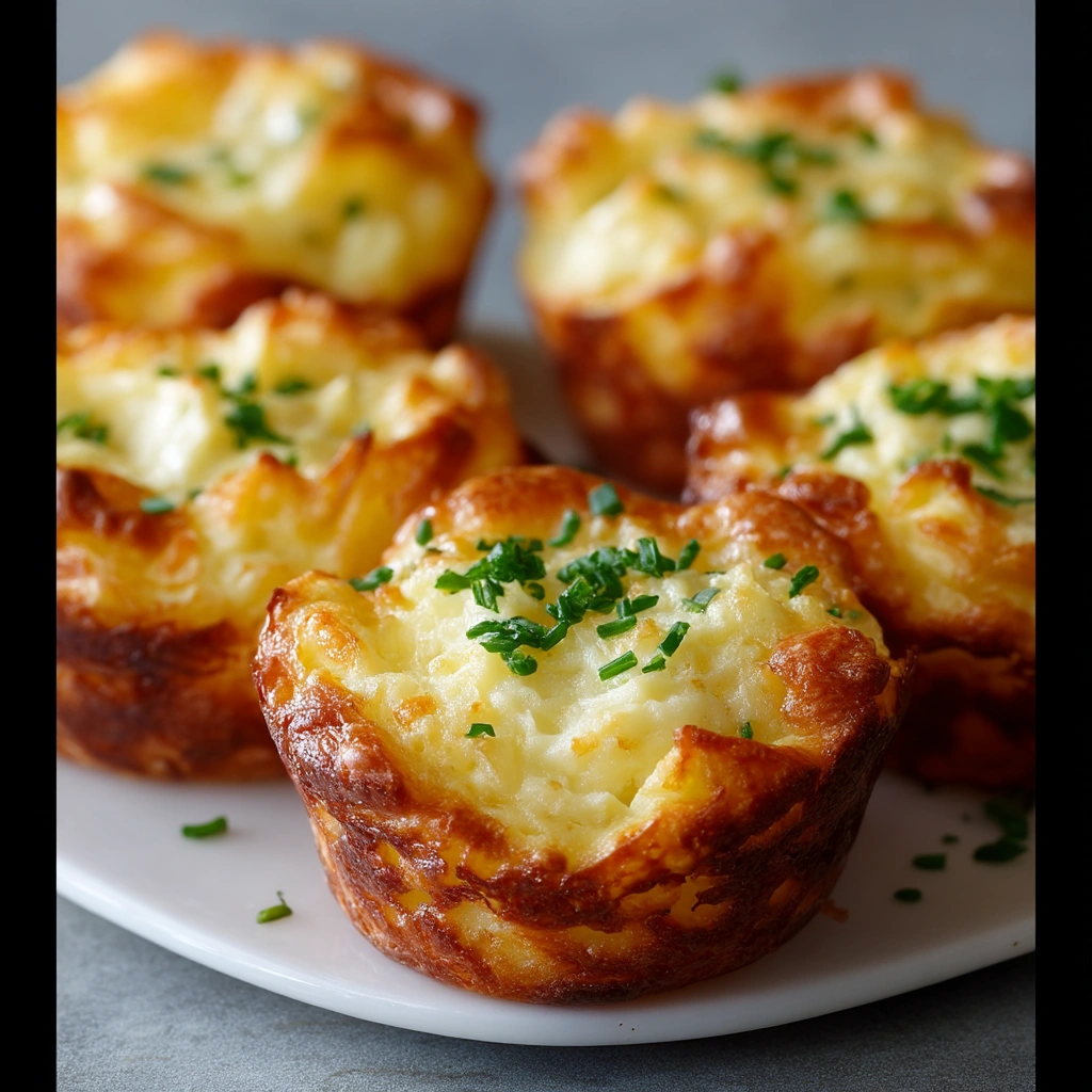 Cheesy Mashed Potato Puffs