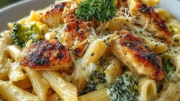 Creamy Broccoli and Chicken Penne