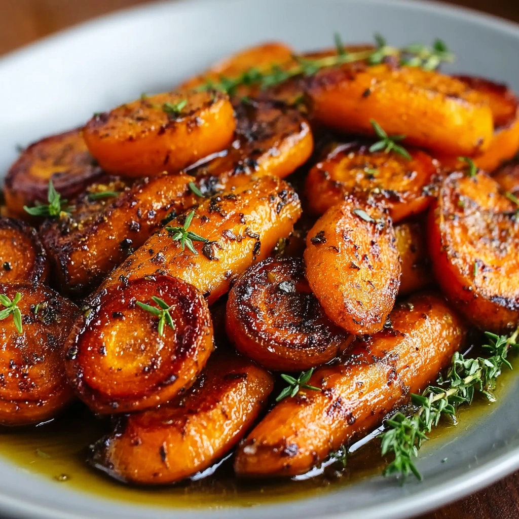 Honey Roasted Carrots with Thyme