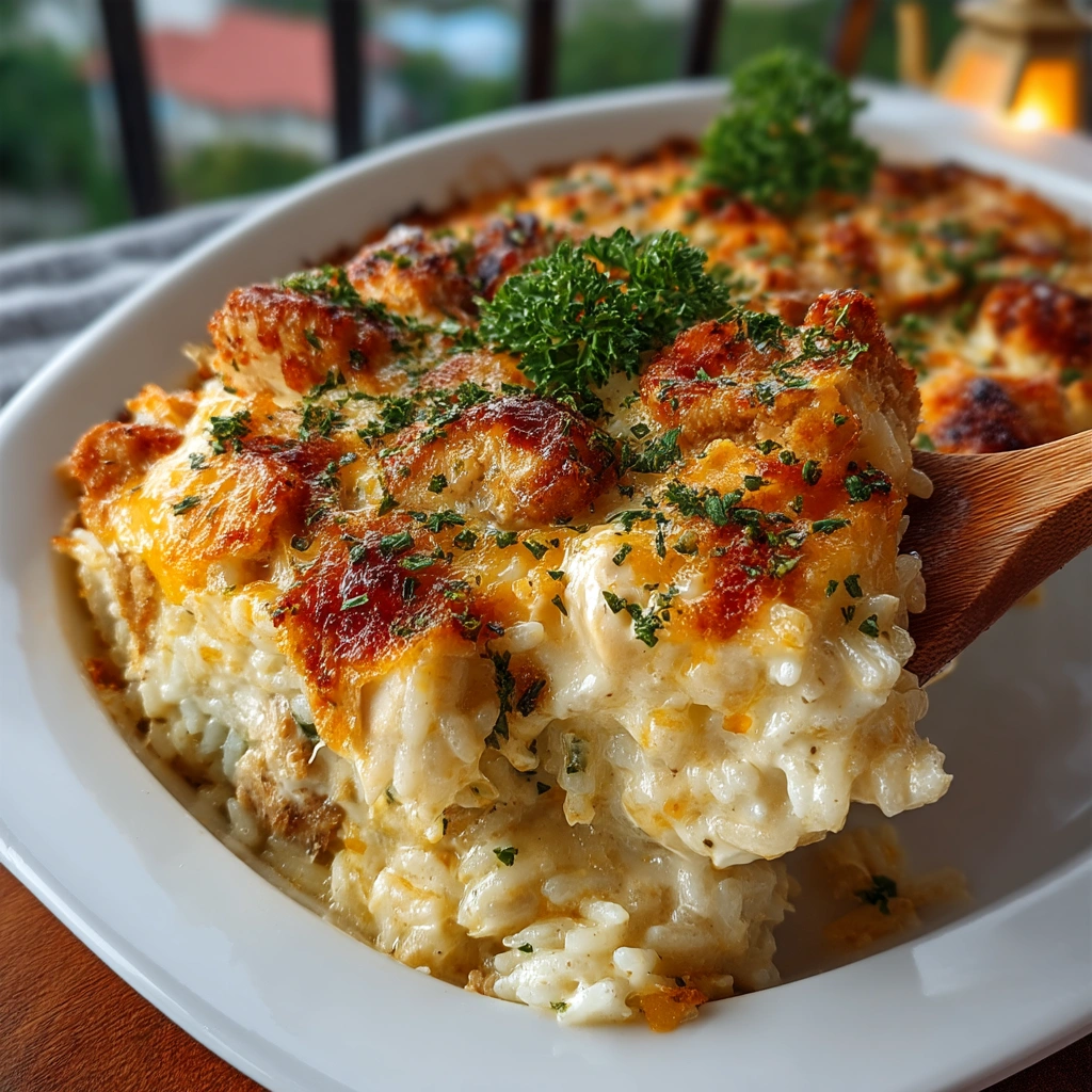 Angel Chicken Rice Casserole
