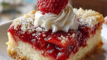 Ultimate Strawberry Cheesecake Dump Cake