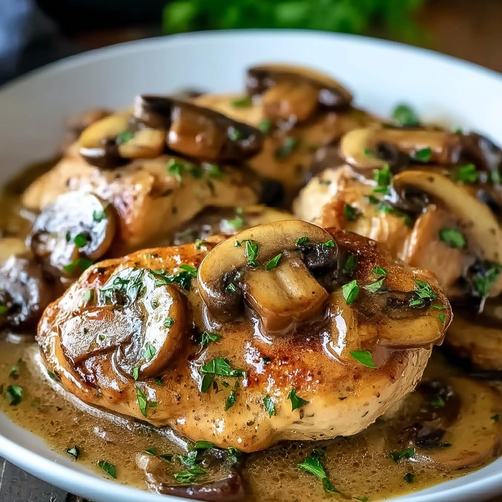 Slow Cooker Chicken Marsala Delight