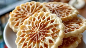 Anise Pizzelle Cookies