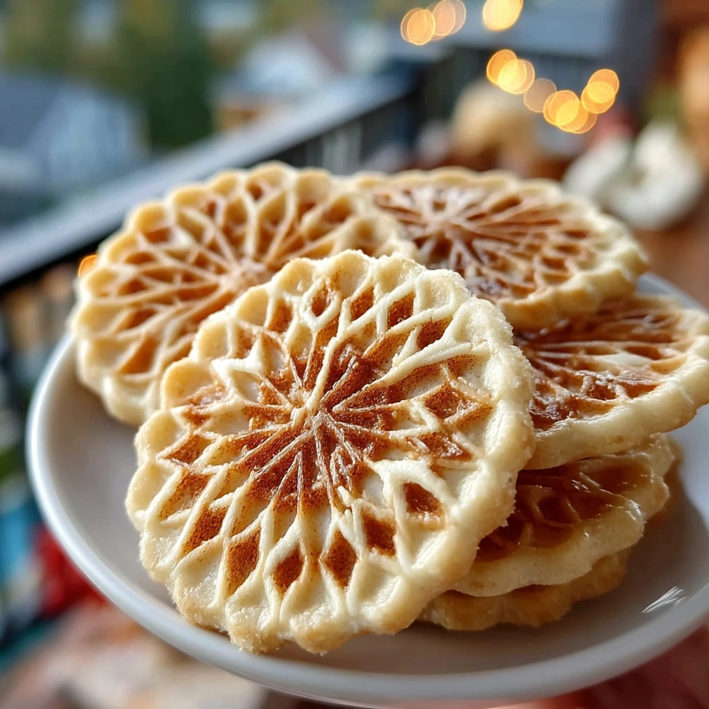 Anise Pizzelle Cookies