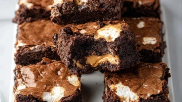 Fluffernutter Brownies