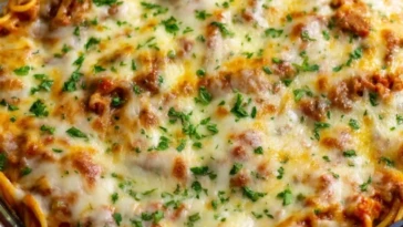 Easy Baked Spaghetti