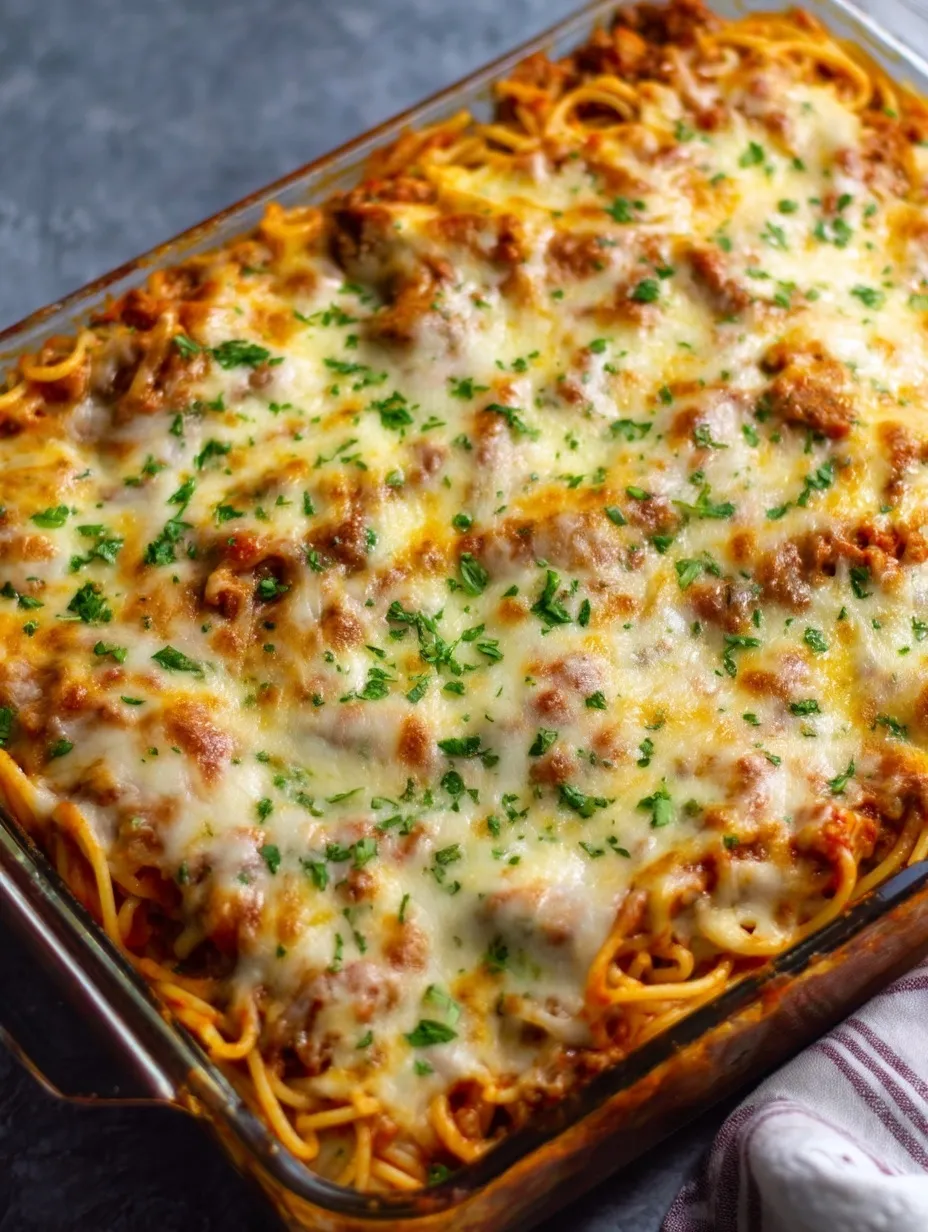 Easy Baked Spaghetti