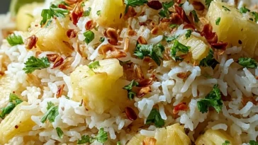 Creamy Coconut Pineapple Rice