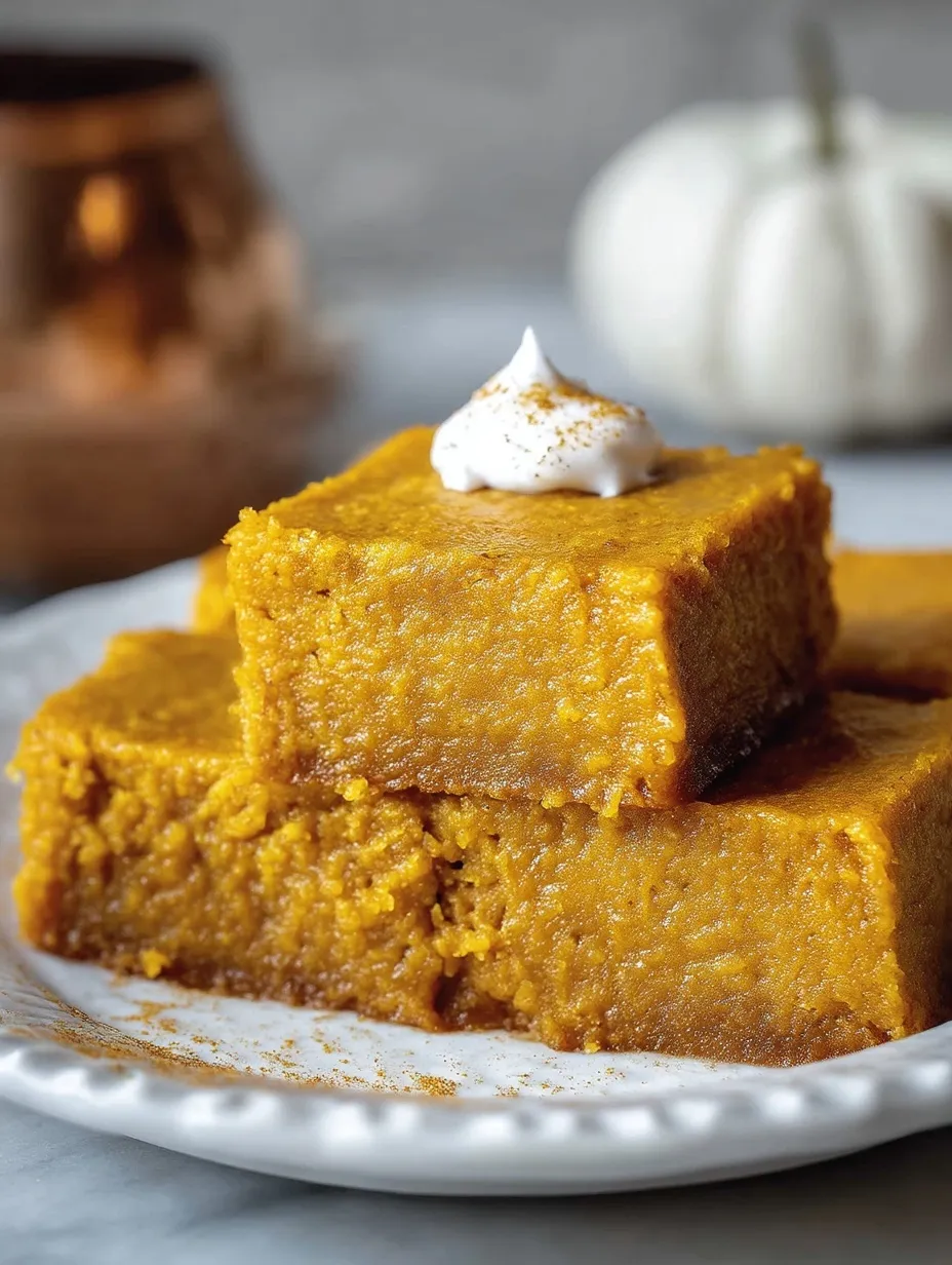 Homemade Sugar Free Pumpkin Bars