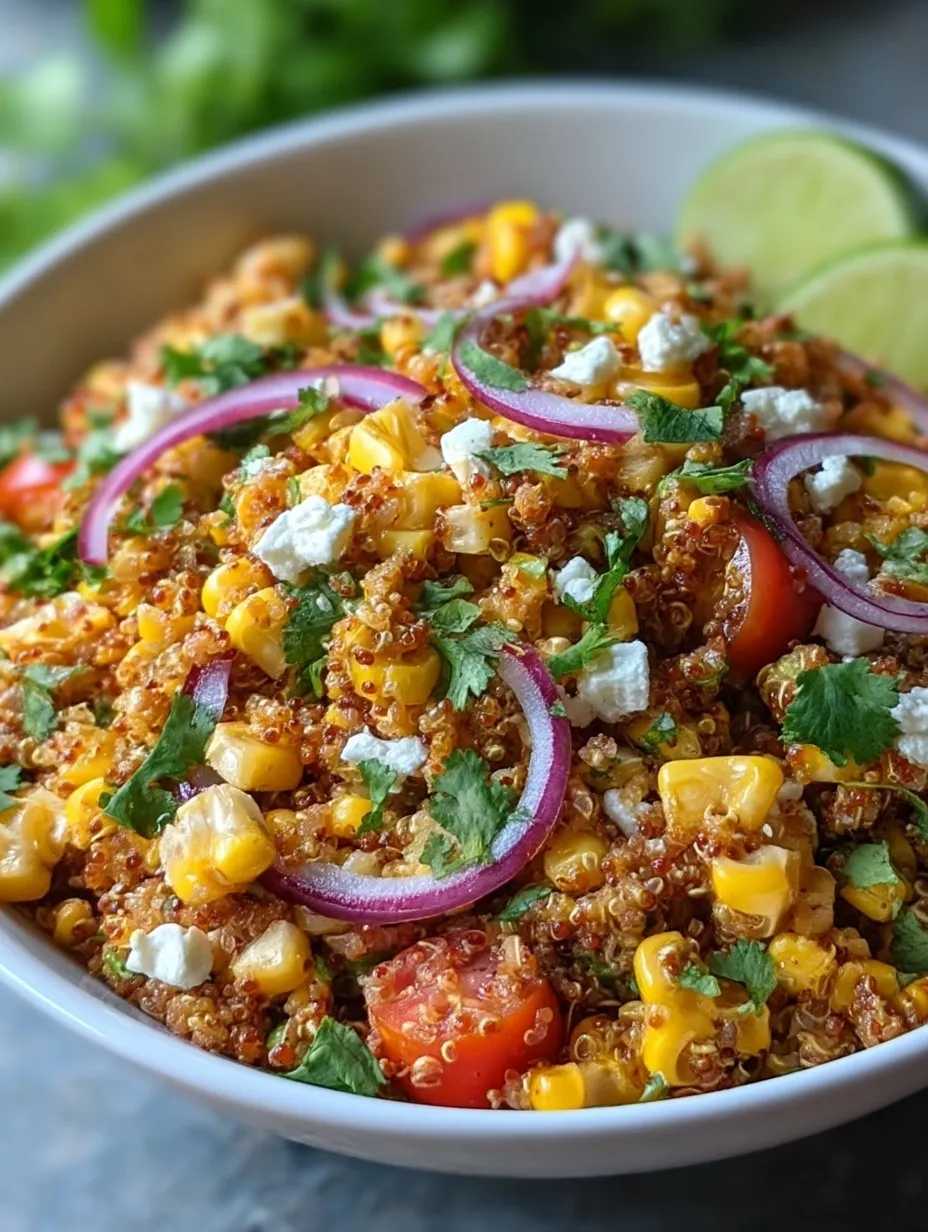 Mexican Street Corn Quinoa Salad