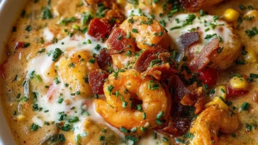 The Best Creamy Seafood and Shrimp Chili