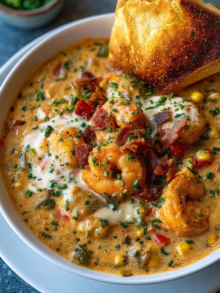 The Best Creamy Seafood and Shrimp Chili