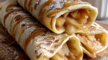 Apple Pie Tortilla Wraps with Brown Sugar Butter