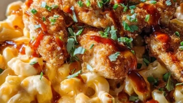 Honey Pepper Chicken Mac & Cheese