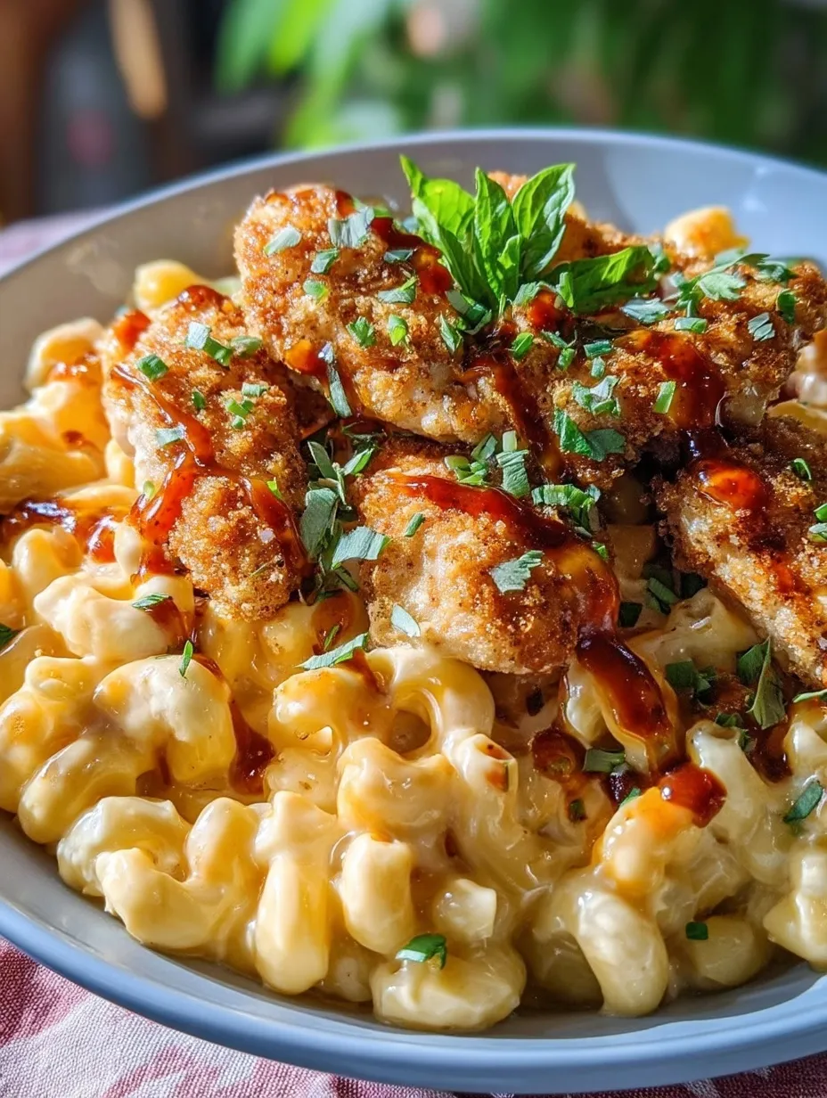 Honey Pepper Chicken Mac & Cheese