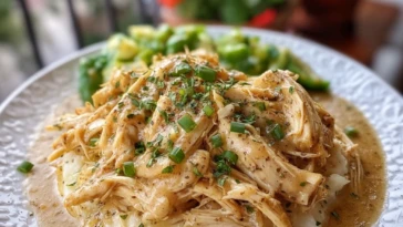 Slow Cooker Shredded Chicken and Gravy