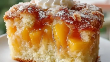 Irresistible Summer Peach Cake