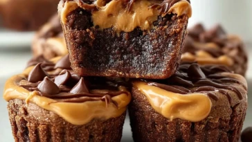Peanut Butter Brownie Cups