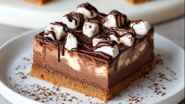 Cozy Hot Chocolate Cheesecake Bars