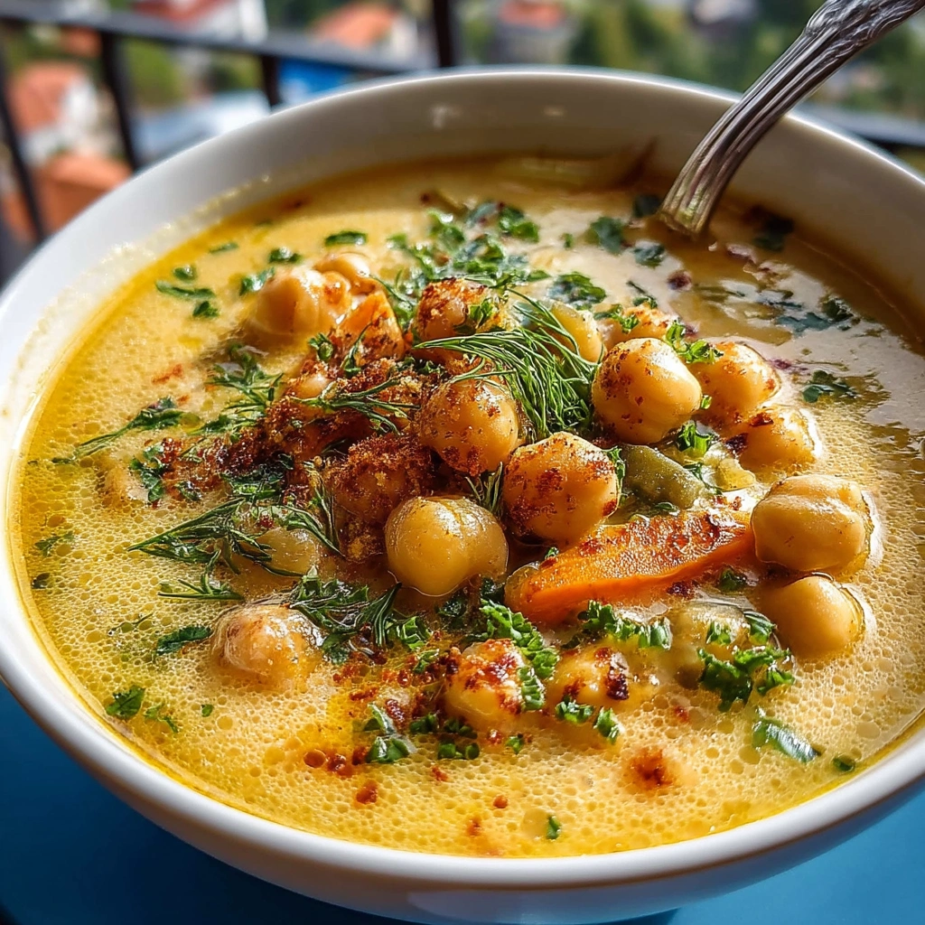 Easy Greek Chickpea Soup