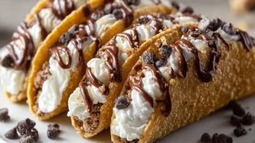 Cheesecake Cookie Dough Tacos