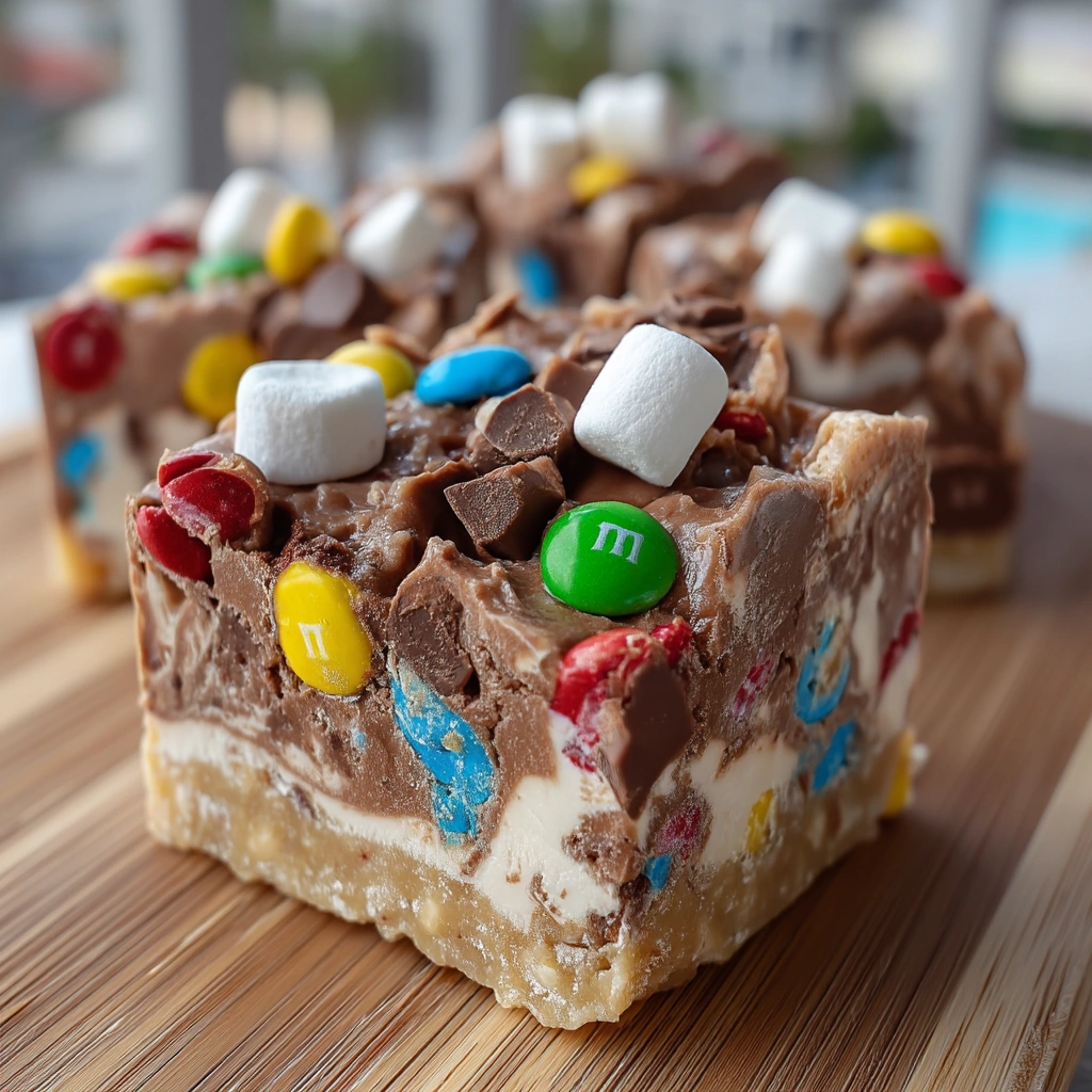 Chocolate Marshmallow M&M Fudge