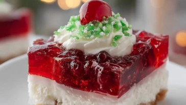 Easy Layered Christmas Jello