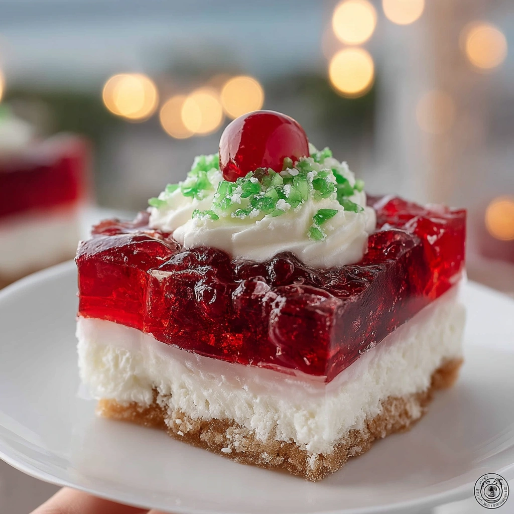 Easy Layered Christmas Jello
