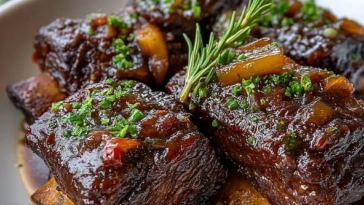 Slow Cooker Beef Short Ribs