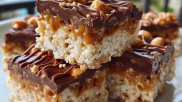 Snickers Rice Crispy Treats