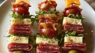 Charcuterie Tree Skewers Party