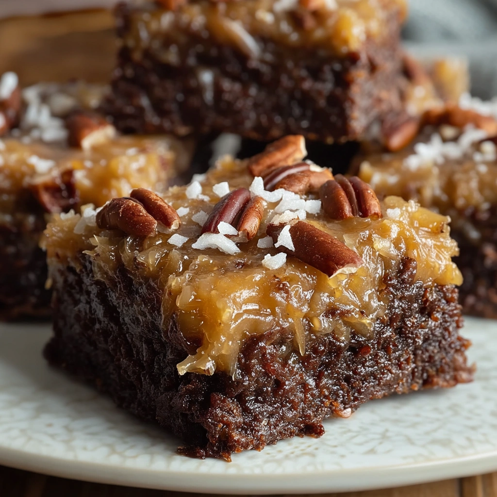 German Chocolate Pecan Brownies