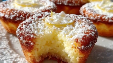 Mini Baby Lemon Impossible Pies