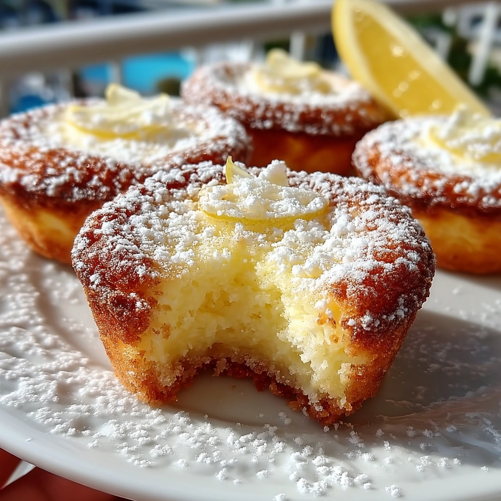 Mini Baby Lemon Impossible Pies