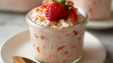 Strawberry Cheesecake Overnight Oats