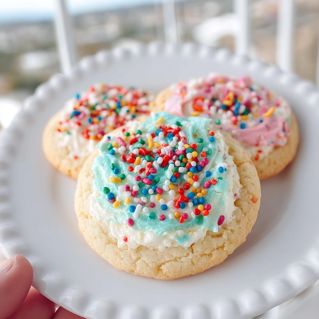 Soft Batch Frosted Sugar Cookies