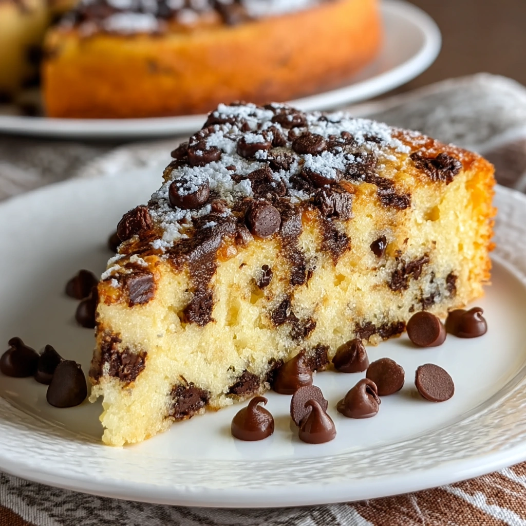 Italian Chocolate Chip Ricotta Cake