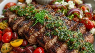Steak Chimichurri & Dense Bean Salad