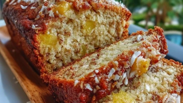 Coconut Pineapple Banana Bread