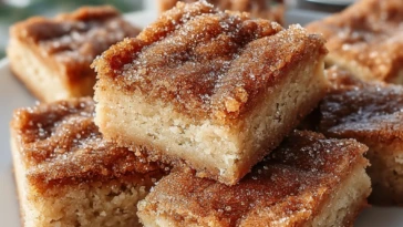 Easy Cinnamon Sugar Blondies