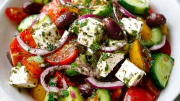 Authentic Mediterranean Greek Salad