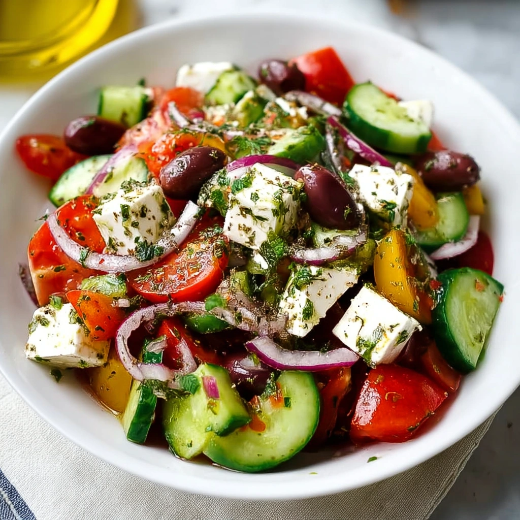 Authentic Mediterranean Greek Salad
