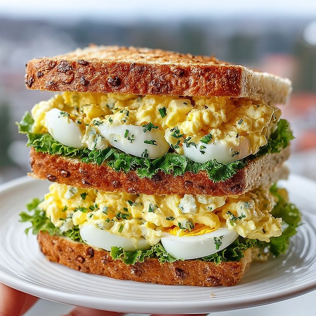 Quick 10-Minute Egg Salad Sandwich