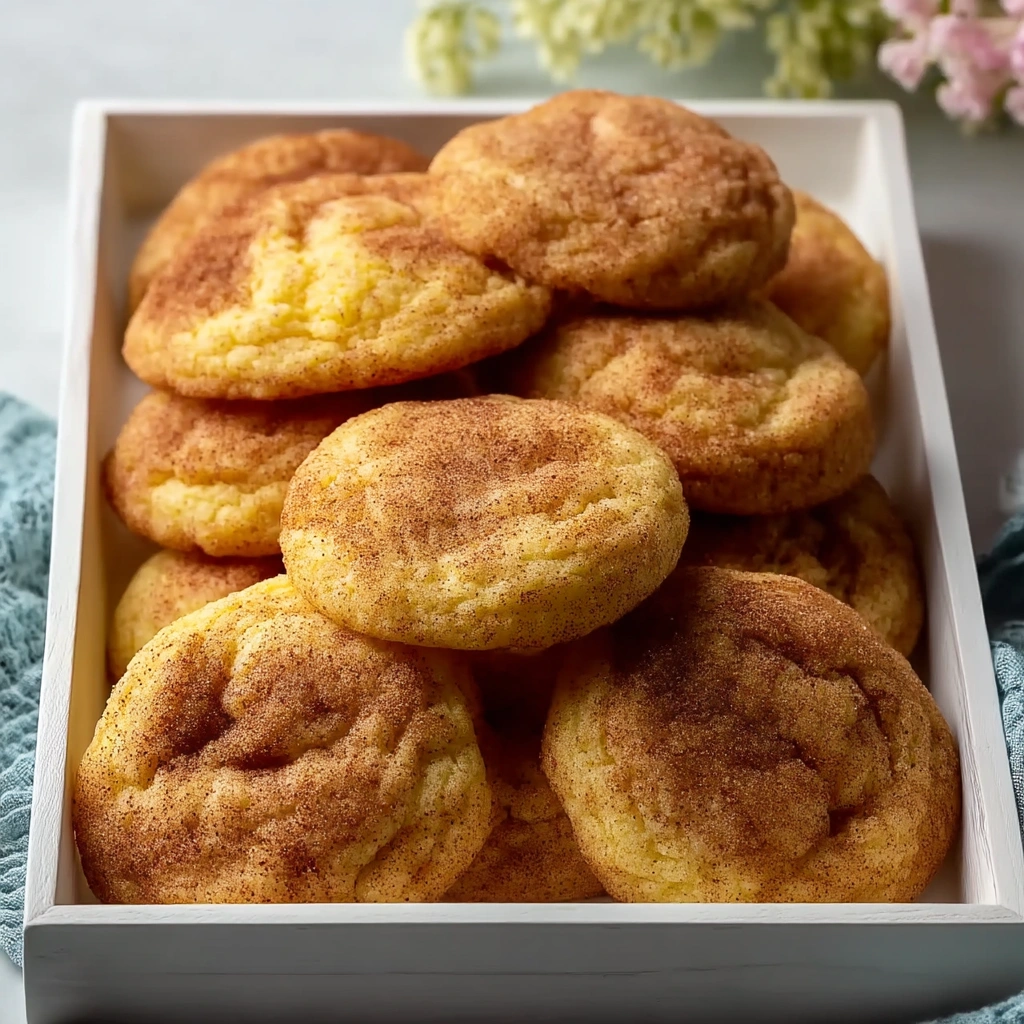 Easy Cake Mix Snickerdoodle Cookies